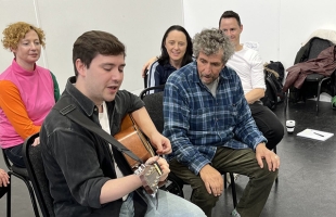Charlie Bird Drops into A Day in May Rehearsals
