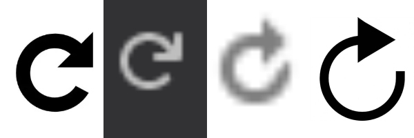 Images of refresh buttons.