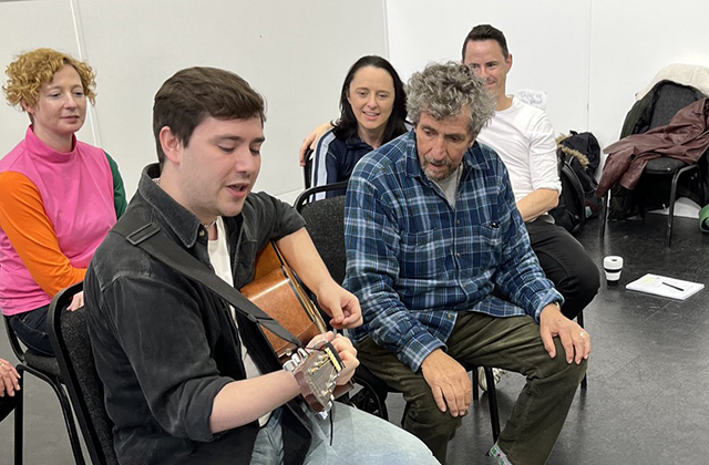 Charlie Bird Drops into A Day in May Rehearsals