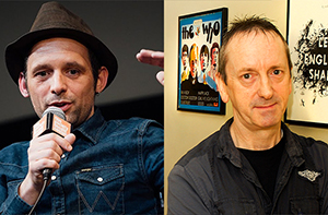 Mark Jenkin (left), Tony Clayton-Lea (right).