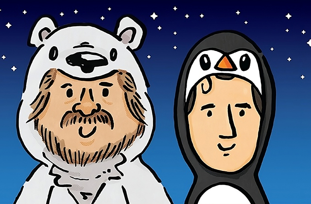 Polar Bear and Penguin