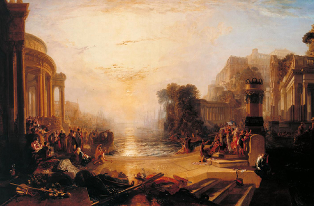 The Decline of the Carthaginian Empire (1817) by William Turner